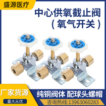 Medical center oxygen supply oxygen maintenance switch shut-off valve surface-mounted maintenance valve hospital ward equipment with accessories