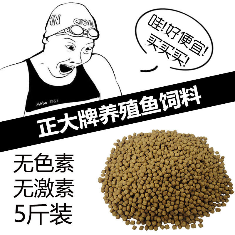 Koi fish feed Ornamental fish is the big name general goldfish feed mixed fish bulk fish food fish food 3 kg 5 kg