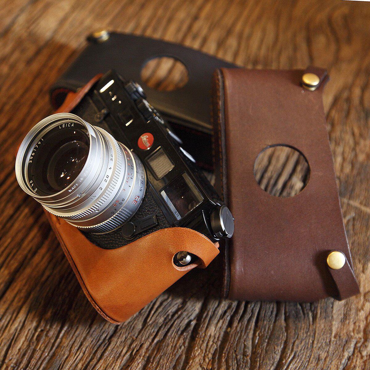 cam-in for Leica Leica M camera Bull Leather Protection Leather Cover Base Base Semi-Set CA020