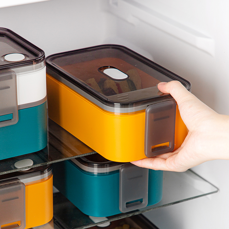 Stainless steel insulated lunch box office worker bento box can be heated in microwave oven student special lunch box set large capacity