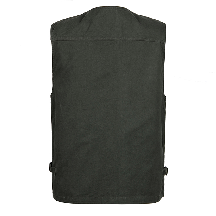Áo vest mùa xuân và mùa thu trung niên nam chụp ảnh câu cá nhiều túi áo vest cotton không thể mua được áo vest bóng áo phao lông vũ
