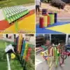 Custom kindergarten children percussion Outdoor park Percussion music equipment Large amusement equipment Megaphone