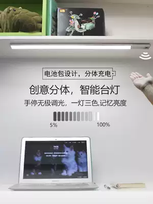 Volt hand sweep induction student eye protection LED desk lamp two-piece charging desk dormitory dormitory long strip cool light tube