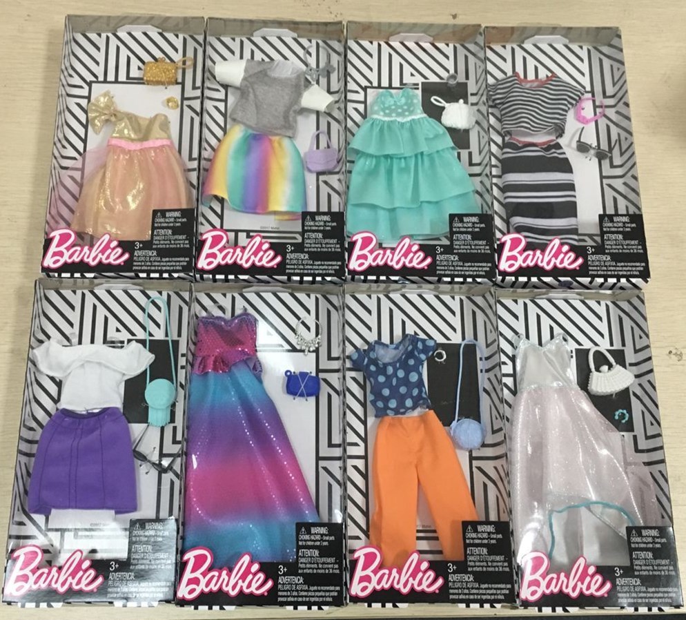 Barbie phù hợp với tủ quần áo thời trang kết hợp cô gái công chúa quần áo phụ kiện phụ kiện giày dép phụ kiện đồ chơi búp bê cho bé gái
