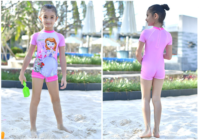 Đồ bơi trẻ em Disney nữ nữ kho báu đồ bơi Quần áo trẻ em trẻ mới biết đi bé công chúa bé gái áo tắm một mảnh đồ bơi một mảnh cho bé
