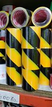 Yellow and black new sticky safety floor zebra tape 10CM wide