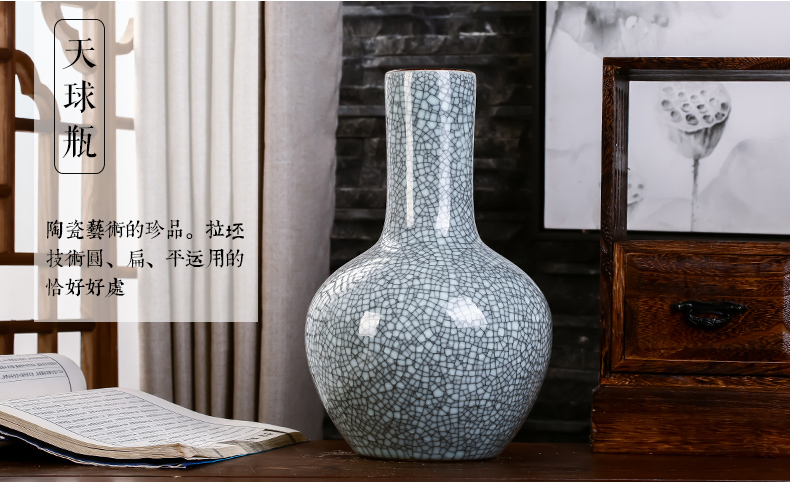 Jingdezhen ceramics vase antique wine accessories up crack sitting room office furnishing articles household act the role ofing is tasted