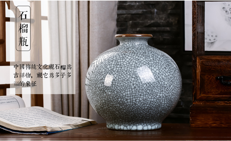 Jingdezhen ceramics vase antique wine accessories up crack sitting room office furnishing articles household act the role ofing is tasted