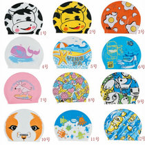 YINGFA (YINGFA) childrens print swimming cap soft and comfortable cute cartoon pattern swimming cap
