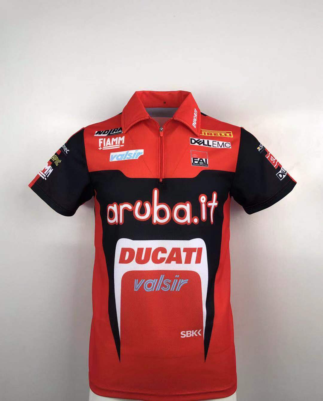 2021 New Ducati Ducati Short Sleeve T-shirt Touch Motorcycle Casual Town Polo Shirt Racing Car