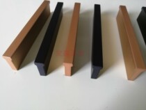 Minimalist light luxury super long cabinet door handle 2 44 meters 2 8 meters T-shaped handle wardrobe open door to top