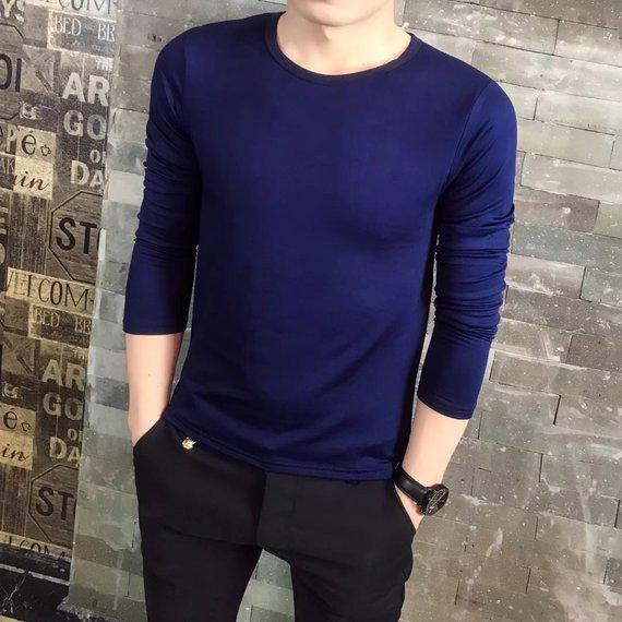 9,9 áo thun dài tay nam phiên bản Hàn Quốc mùa thu nam chín chín áo phông rộng cỡ 10 nhân dân tệ dưới quần áo mùa thu áo oversize nam