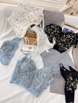 Wriufred embroidered lace lingerie set with panties steel ru