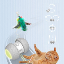 Smart Interactive Cat Toy Lrregular Rotating Mode Toy Cats F