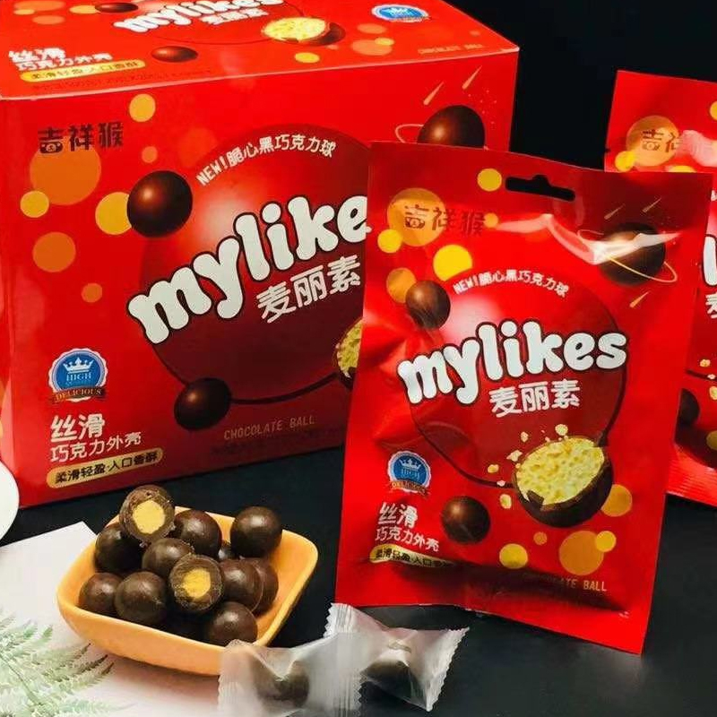麦丽素散装麦芽脆心儿童牛奶巧克力