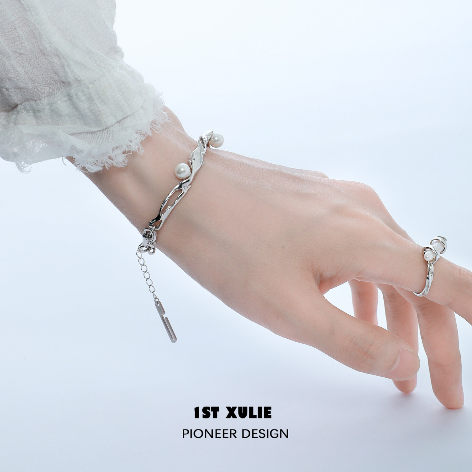 1STXULE Original Pearl Bracelet Niche Design Advanced Simple Versatile Personality Bracelet Bracelet