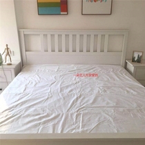 Foreign trade fabric single warp double weft polyester cotton quilt cover thick white quilt cover double quilt core 200 230