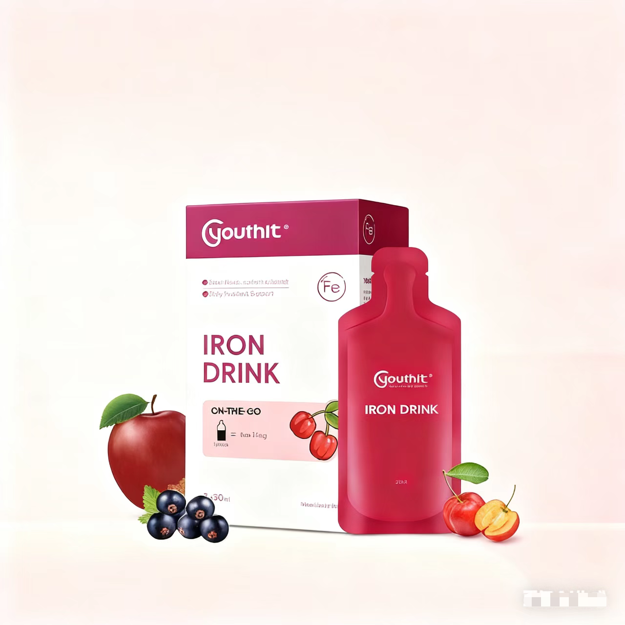 澳洲优思益补铁饮元气包补铁剂孕妇补气血贫血育血女性口服液体