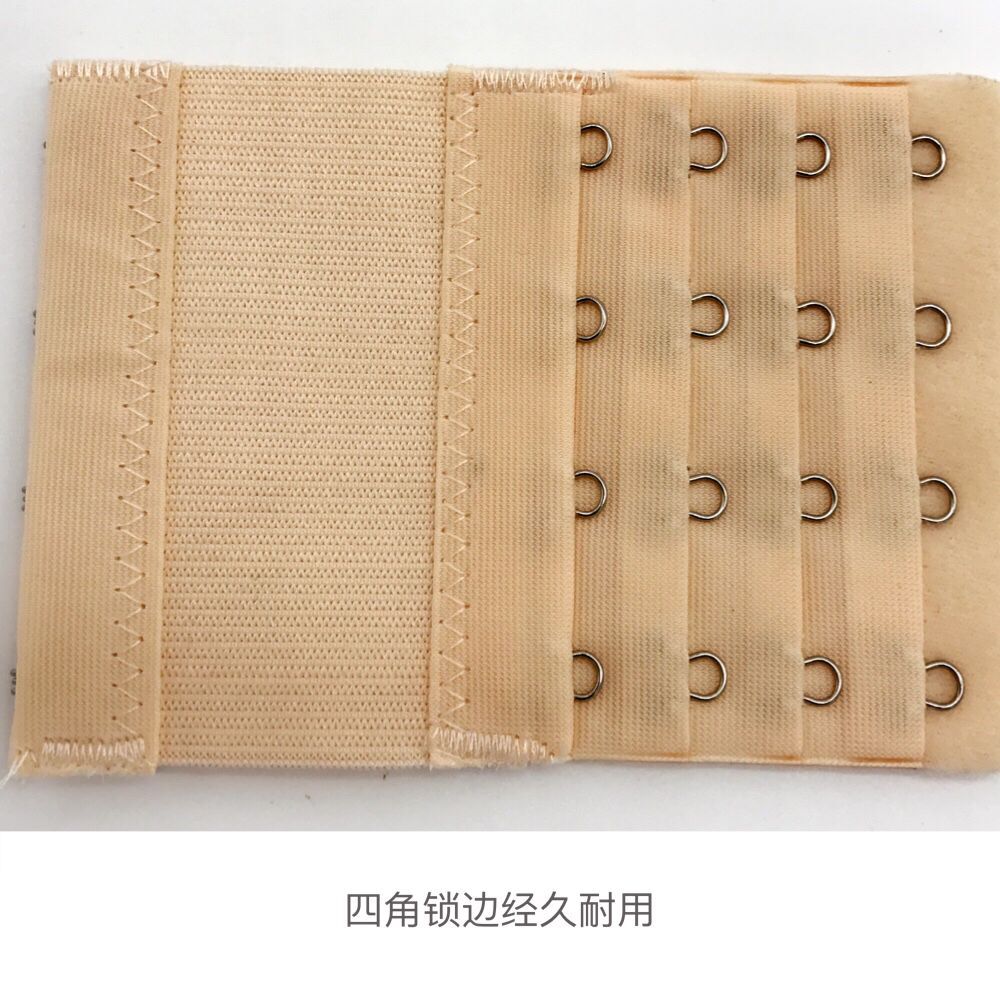 Đàn hồi áo ngực mở rộng khóa đồ lót dài khóa lại khóa điều chỉnh khóa cộng với bốn hàng khóa 4 kết nối áo ngực khóa miếng nới áo ngực bản 5 móc