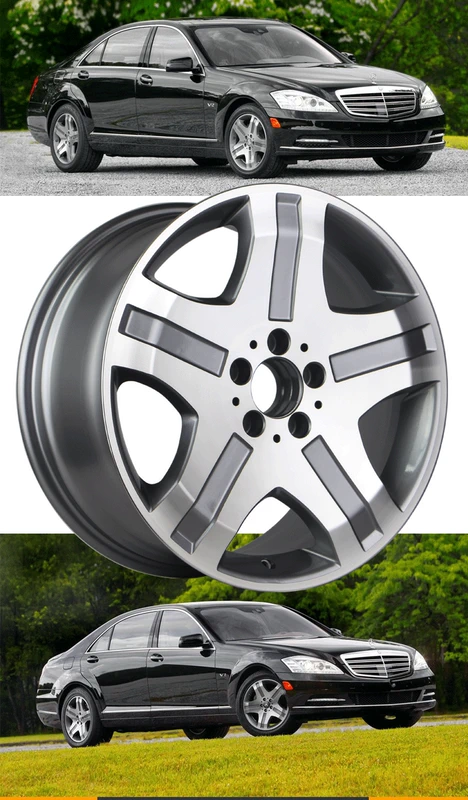 bàn pha trà 17 18 Vành bánh xe quay 19 inch Mercedes-Benz sửa đổi phù hợp cho C-class C200/GLC/E200/E-class/S/GLB bàn trà gỗ me tây bàn trà nhỏ đẹp