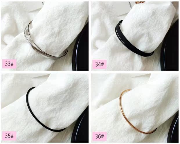 Hàn Quốc phóng đại đường phố đánh bại nữ thời trang kéo gió kim loại kết cấu gió lạnh hình học trơn tay phụ nữ thời trang trình diễn phụ kiện vòng trầm hương