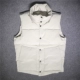 Mùa đông nam mới xuống cotton vest nam tự canh vest không tay áo đứng cổ áo vest thanh niên ấm áp ao khoac vest nam