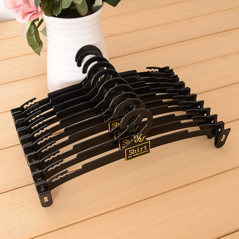 Twisting soft glue bronzing underwear rack bra underwear clip underwear store supermarket special non-slip plastic bra rack