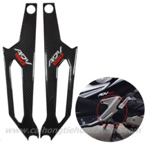 Apply to Honda ADV150 modified accessories pedal side with 3D carbon fiber gel decoration car stickers