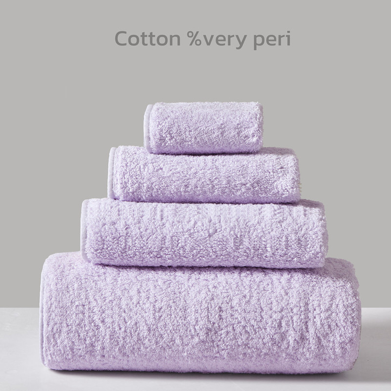 Light Luxury Dark Purple Aksu Egyptian Long-Staple Cotton Towel, Face Towel, Soft, Fluffy, Thick Terry Bath Towel 870g