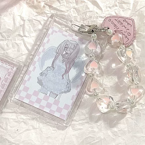 Высококачественный картхолдер, акриловый брелок, прозрачная подвеска, аксессуар