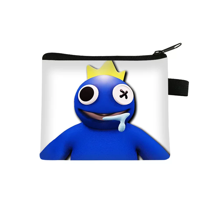 Кошелек-брелок в форме монетки Rainbow Friend ROBLOX Rainbow Friend с мини-кошельком для детей