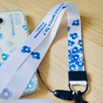 Orange star high photo Arab mother-in-law mobile phone lanyard long section short section mobile phone rope badge wide version original design