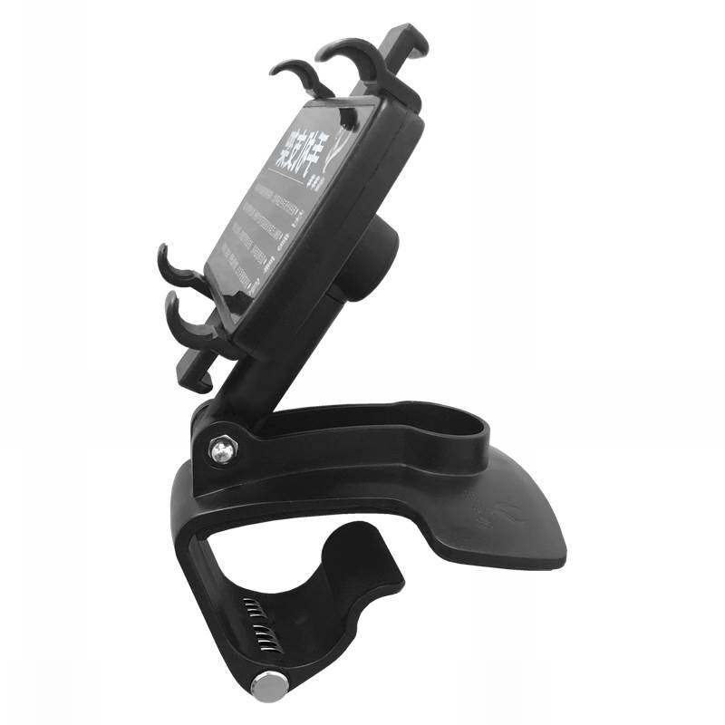 Car-borne meter navigation seat car with mobile phone universal rear lighting mirror visor buckle bracket multifunctional clip