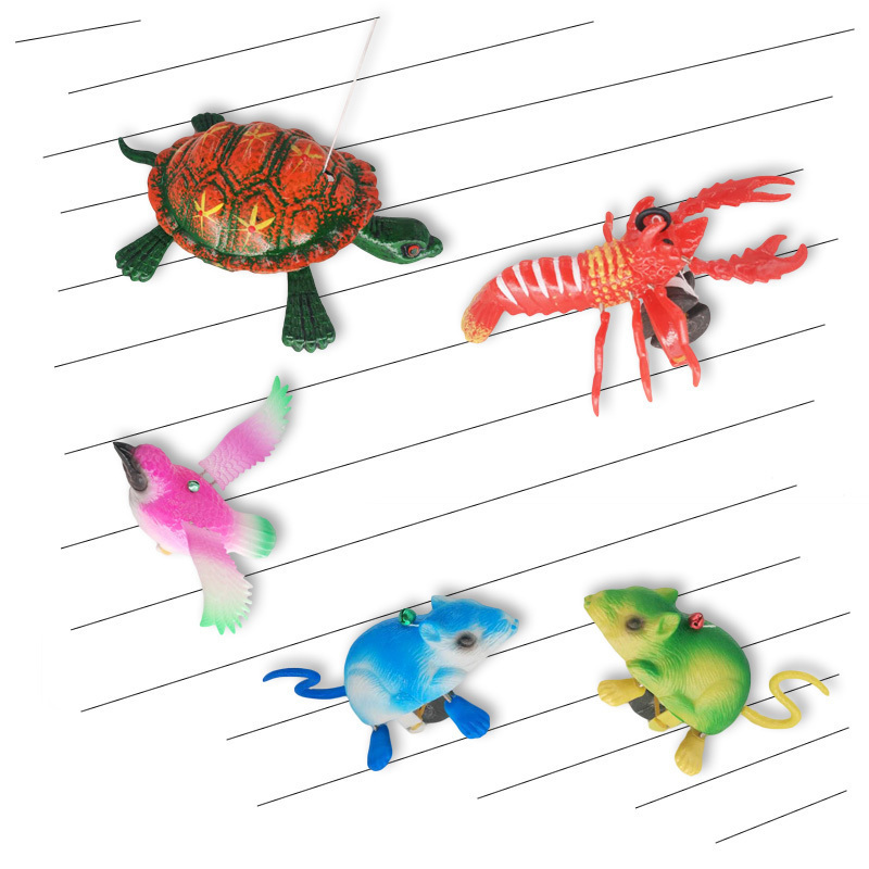 Pull Rope Toy Pull Wire Turtle Emulation on the Animal Night Market Walk Away The Animal Night Market Stall Source Toy Wholesale