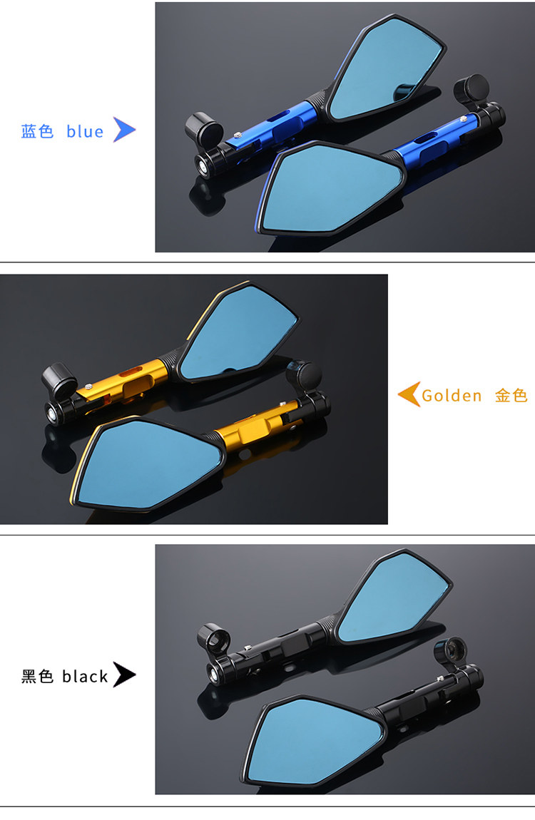 Wholesale motorcycle electric car modified rearview mirror little monkey 125 sports car Mavericks reflector CNC aluminum alloy