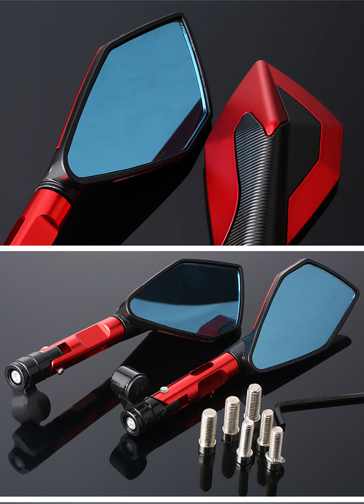 Wholesale motorcycle electric car modified rearview mirror little monkey 125 sports car Mavericks reflector CNC aluminum alloy