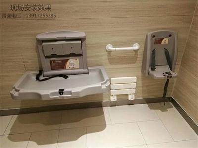 Mother and baby room Standard powder room foldable nursing table Diaper changing table Child protection seat Crib board