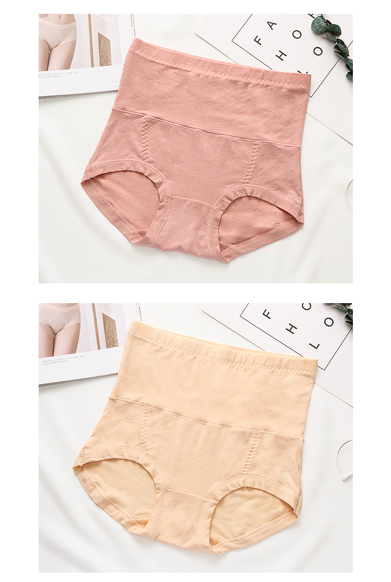3 tải Fu Ni để tái tạo sợi tinh khiết màu thoáng khí sau bụng quần nữ cotton cao eo đồ lót 13043 bán đồ lót