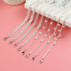 ຊຸດສາຍບ່າມຸກ rhinestone ໂລຫະໃຫມ່