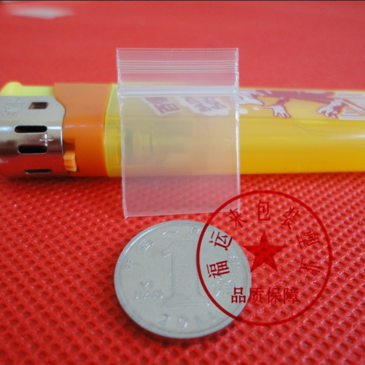 Special small self-proclaimed bag 2cm * 2 5cm30 silk thickened sealing bag sample bag full 10 packs