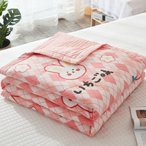 Childrens all-cotton summer cool by pure cotton washable washout Summer quilts by a single double spring and autumn by air conditioning by a thin summer