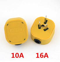 Two plugs two feet three feet 10A16A Air conditioning Home Three pins Industrial Power Triangle plug High power