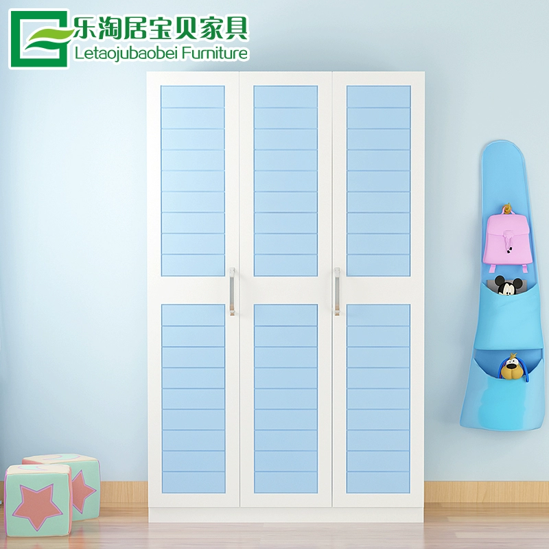 Tủ quần áo trẻ em nam và nữ 2/3/4 Cửa Tủ quần áo lớn Tủ lưu trữ dành cho thanh thiếu niên Tủ đồ cho trẻ em Hàn Quốc - Buồng