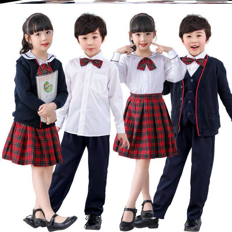 Shenzhen School Uniform Elementary School Student Special Selling Shop Gown Suit Speed Dry Fabric Jacket Winter Shenzhen Elementary School Fall School Uniform