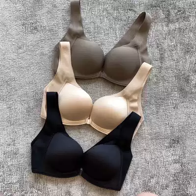 A cup changes in seconds to C cup without steel rims, good gathering effect, front buckle, comfortable and breathable, vest-style seamless underwear, underwear