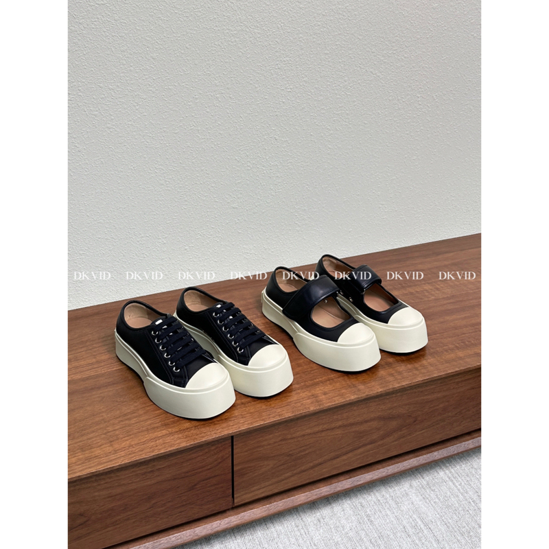 Dkvid Ugly-Cute Big-Toe Shoes/Ceiling-Level Zhao Lusi Style Genuine Leather Velcro Thick-Soled Height-Increasing Mary Jane Shoes Dkvid Ugly-Cute Big-Toe Shoes/Ceiling-Level Zhao Lusi Style Genuine Leather Velcro Thick-Soled Height-Increasing Mary Jane Shoes