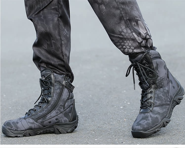 Boots militaires pour homme - amortissement - Ref 1398376 Image 15