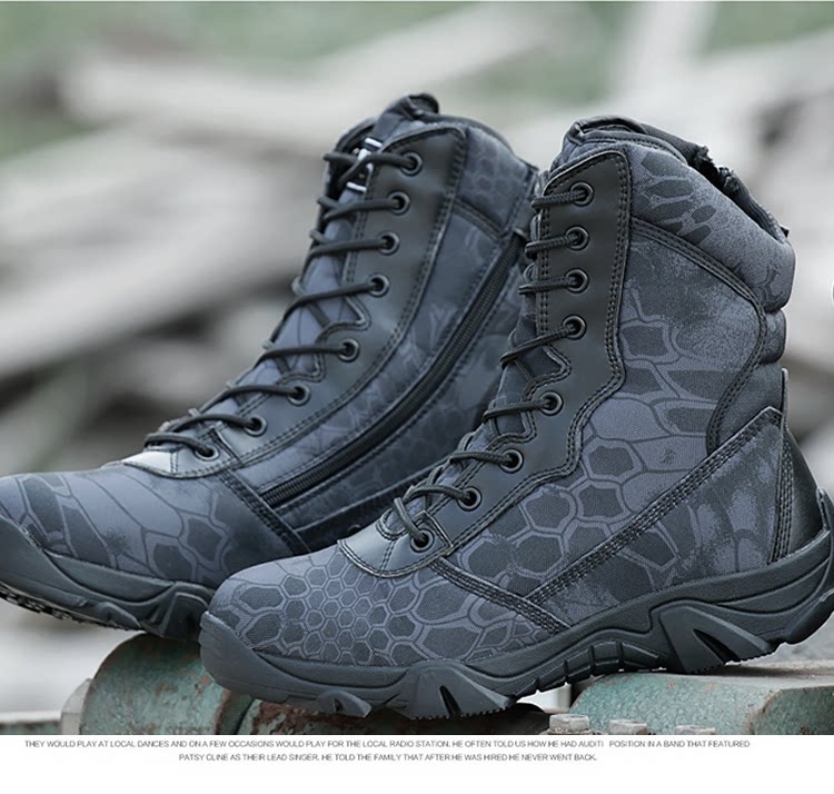 Boots militaires pour homme - amortissement - Ref 1398376 Image 23