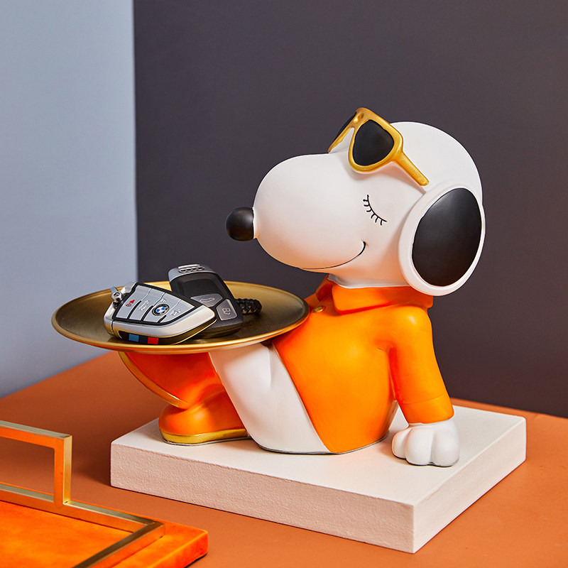 Entrance to the family Xuanxuan Key containing swing piece into the door Shoe cabinet tray Modern Living room Desktop Decorative Jo Relocation New Residence Gift-Taobao