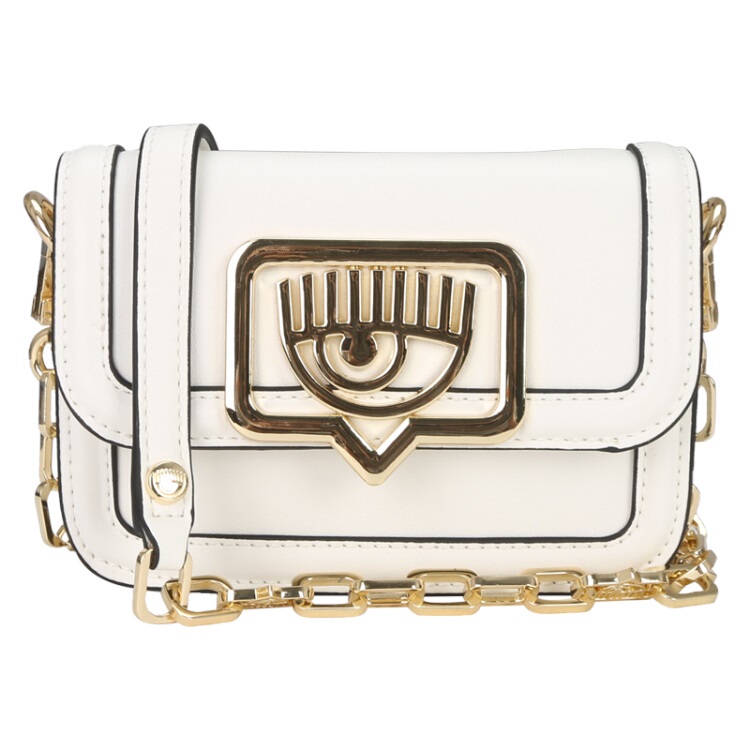 Slightly Flawed Chiara Ferragni Women's Large-Eye Single-Shoulder Crossbody Small Square Bag 71Sb4Bb6